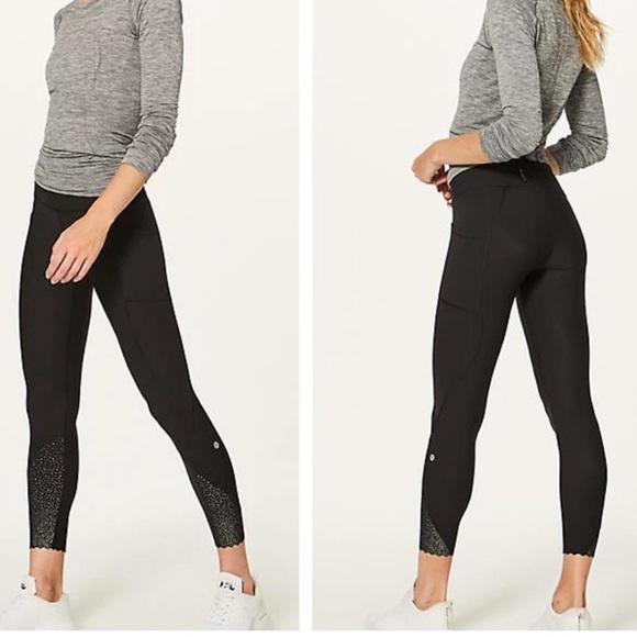 Lululemon scalloped deals edge leggings